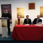 Rueda de prensa de las VI Jornadas sobre Educación bajo el cartel de la Mezquita Mayor de Granada