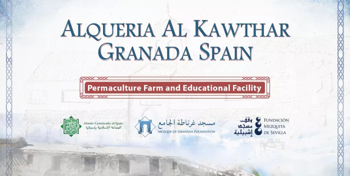 Cabecera de la Alquería Al Kawthar de Granada, granja de permacultura y centro educativo